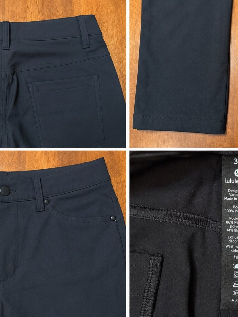 Lululemon Men's ABC Pant Slim Fit Warpstreme 32" Inseam Size 30 Black LM5704S